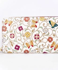 Made In Japan Wallets Butterfly Flight Long Zip Around Wallet