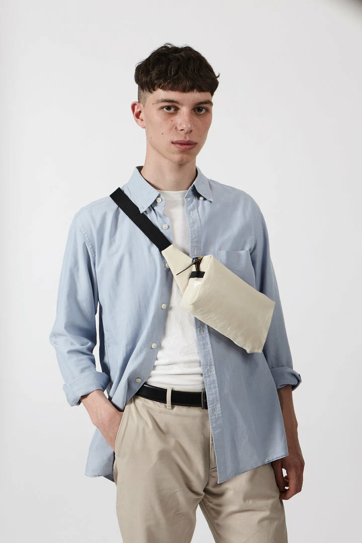 Jack Gomme Bags BLOOM Bum Bag In Coated Linen