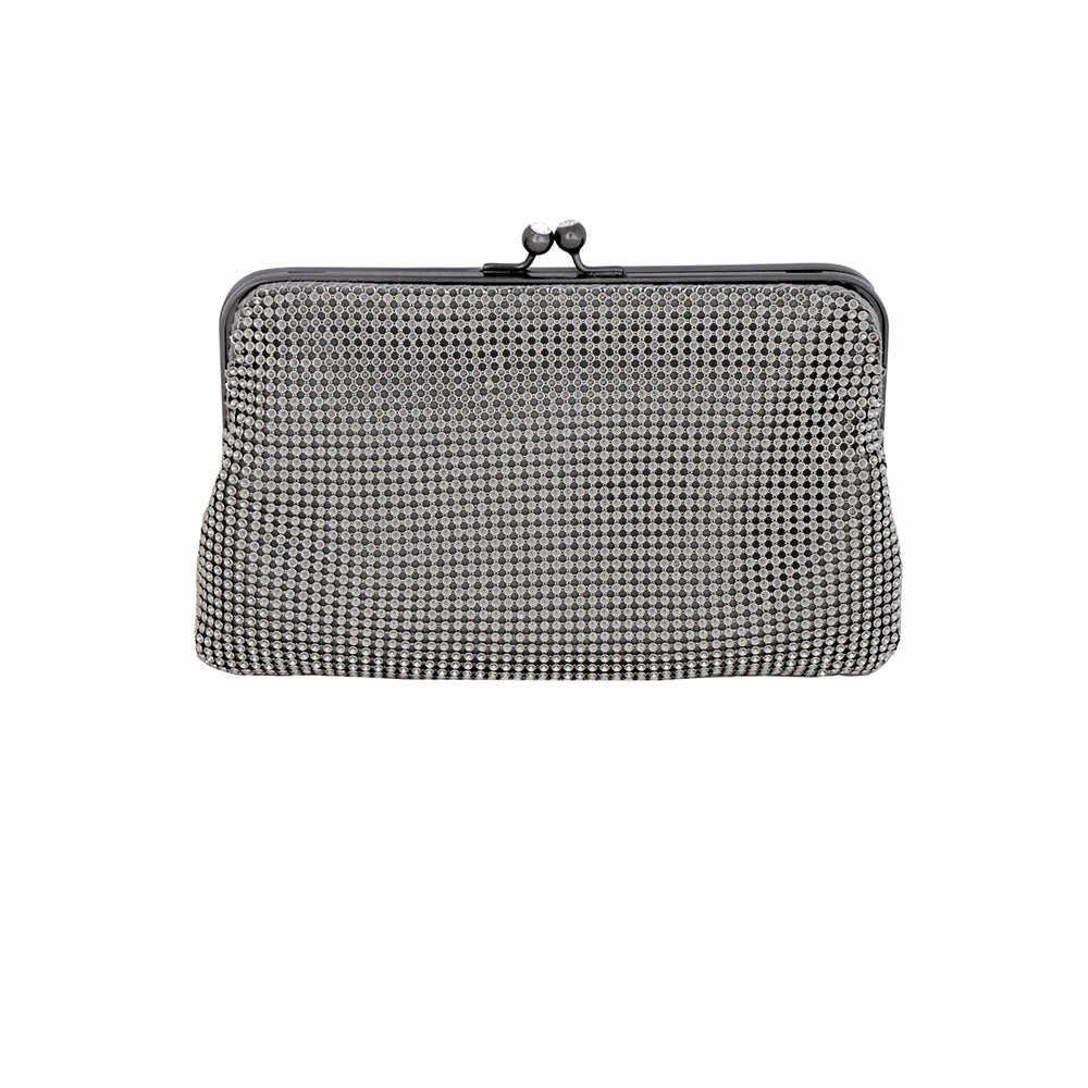 Whiting And Davis Dimple Frame Clutch Evening Bags