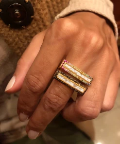 Shana Gulati Jewelry Michelle Black Diamond Ring