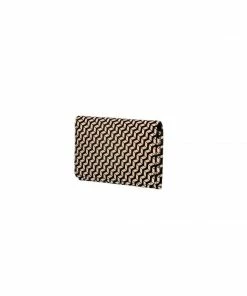 INDEN Est 1548 Wallets Chevron And Studs Business Card Case