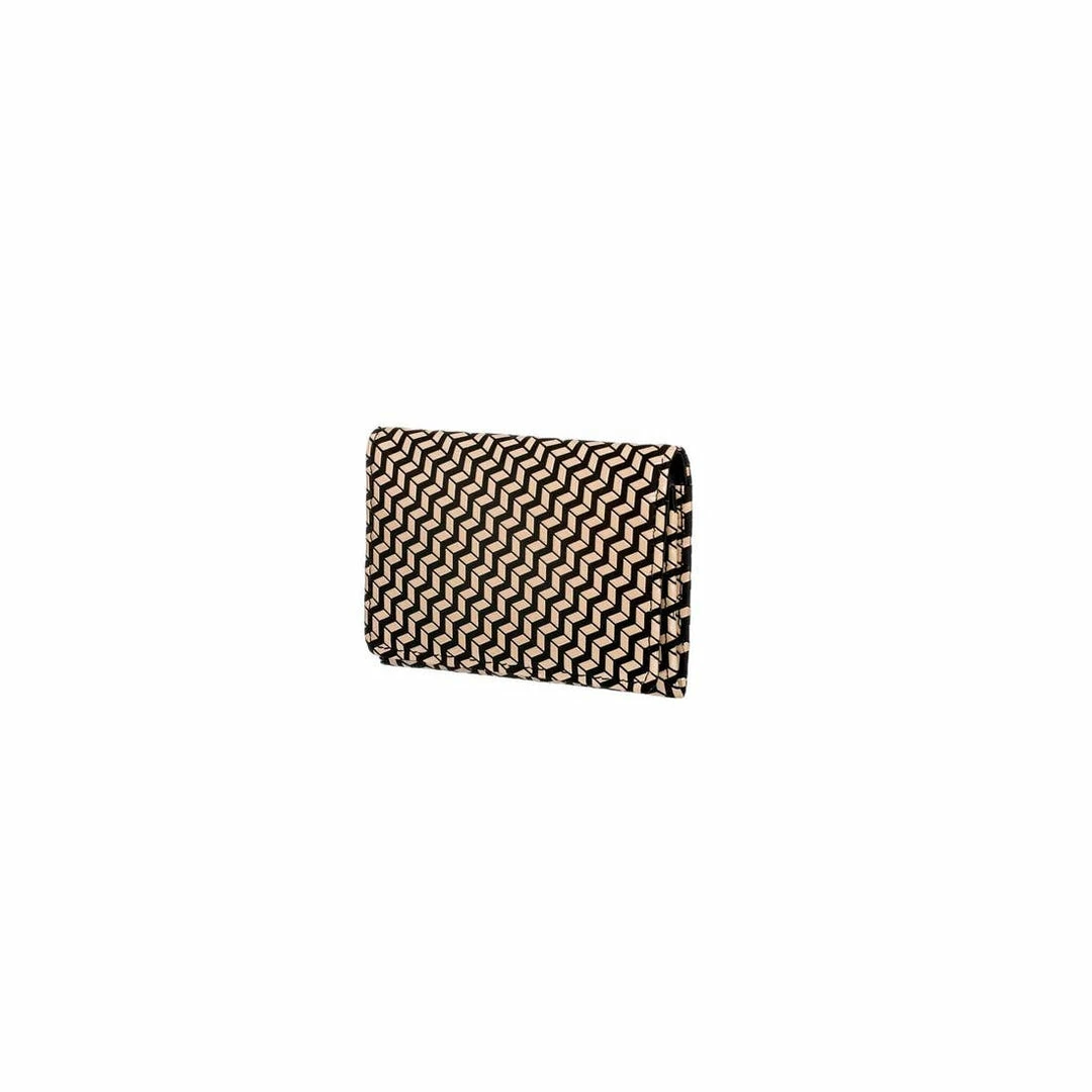 INDEN Est 1548 Wallets Chevron And Studs Business Card Case