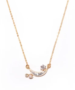 Shana Gulati Crescent Moon Star Pendant Jewelry