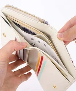 Made In Japan Wallets Hummingbirds Zippered Bifold Wallet