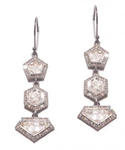 Shana Gulati Arad Earrings Oxidized Silver