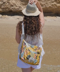 Brontibay Paris Bags Allegra Large Crossbody Palms