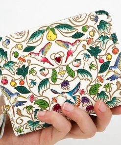 Made In Japan Wallets Hummingbirds Zippered Bifold Wallet