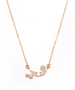 Shana Gulati Crescent Moon Star Pendant Jewelry
