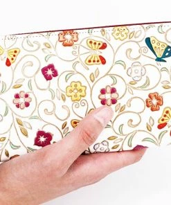 Made In Japan Wallets Butterfly Flight Long Zip Around Wallet