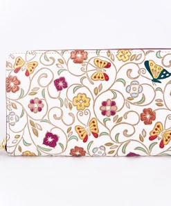 Made In Japan Wallets Butterfly Flight Long Zip Around Wallet