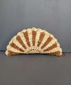 Raba Madagascar Contrast Trim Large Fan Clutch Our Collection