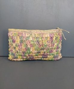 Raba Madagascar HANA Small Raffia Envelope Clutch Our Collection