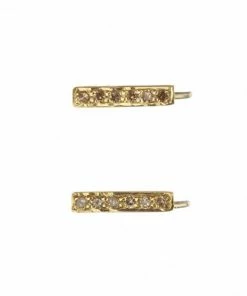 5 Octobre Jewelry Tom Diamond Stud Ear Hooks