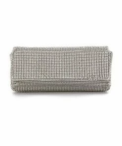 Whiting And Davis Evening Bags Pyramid Mesh Clutch